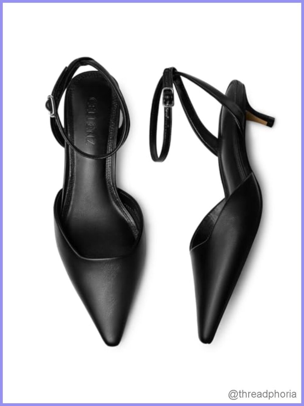 2 Inch Kitten Heels Comfortable Closed Toe Pumps Slip Resistant